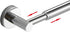 BESy Adjustable 15 to 26 Inch Single Bath Towel Bar Rack for