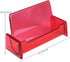 Beauticom Standard Style Business Card Holder, Organizer Stand for Offices, Receptionist, Salons, Businesses (Red)