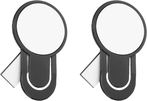 Cubicle Rear View Mirror for Office Desk - Lightweight Clip-on Monitor Mirror