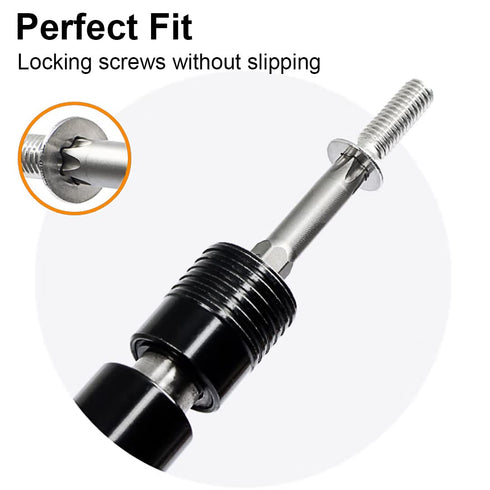 Torx Screwdriver Bit Set, PTSLKHN S2 Steel Magnetic Security Tamper Proof Star 12PCS Tools, 1/4" Hex Shank