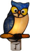 Stained Glass owl Night Light,studyroom Night LightSuitable for Living RoomCorridorBedroom.Plug into Wall.DYM9008