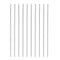 Round Steel Rod, 1.6mm Diameter, 100mm Length, High Speed Steel Bar Stock Craft DIY Tool, 10-Pieces