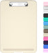 Hongri Clipboard with Storage, Heavy Duty Foldable Nursing Clipboards for Office School Supplies, Khaki Clip Board Case