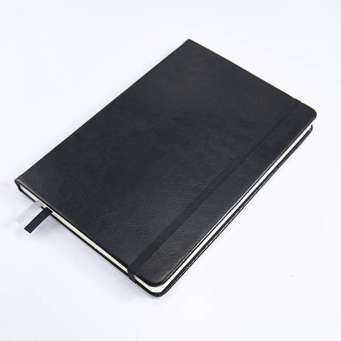 Guissi Classic Dotted Grid Bullet Journal A5 HardCover Notebook, 144 Pages Thick Acid-Free Paper with Inner Pocket