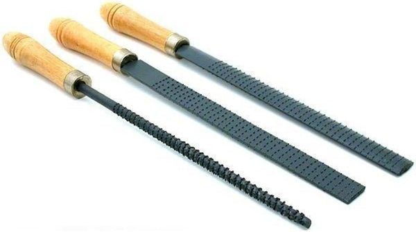 3 Wood Rasp Files for Woodworking Carving