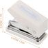 Staplers for Desk Mini Stapler 1 Set Desk Accessory Kits 3 in 1 Desktop Stapler Hole Punch Tape Dispenser Office Supplies Set for Office Home Stationery Gift White Mini Binder by STOBOK