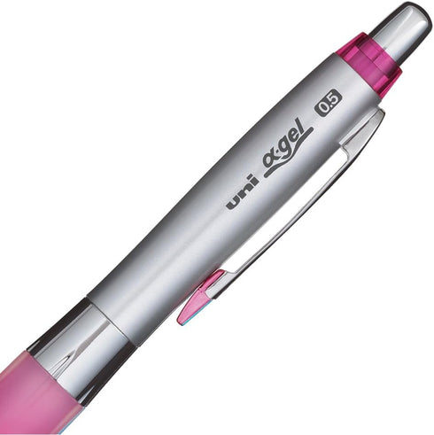 Uni Alpha-Gel Shaker Mechanical Pencil 0.5mm Soft Grip, Rose Pink (M5617GG1P.66)