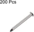 uxcell Small Tiny Hardware Nails Carbon Steel 1.4X16mm(DxL) for DIY Decorative Wooden Boxes Accessories Silver Tone 200pcs