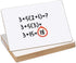 EAI Education Blank Dry-Erase Lapboards, 9"x12", Single-Sided, Set of 10 for Classroom Use