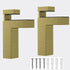 kaileyouxiangongsi Adjustable Wood/Glass Shelf Bracket, Shelf Support Clamp Corner Brace for 5-30mm Thickness
