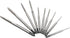 10 Pcs Micro Taps for Clocks and Watches, Metric Straight Flute Coarse Thread Design