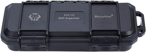 RovyVon RX10 EDC Tool Case Box, Small Organizer Storage Case for EDC Gears Gadgets, 1PCS (Black)
