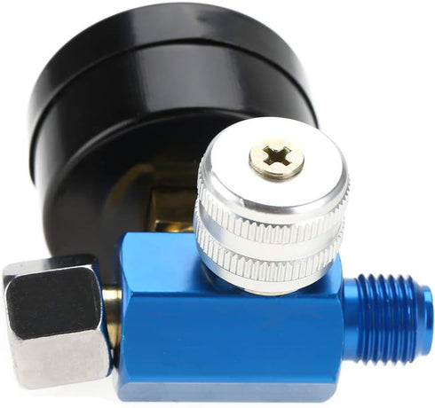 Air Pressure Regulator, Fydun 1/4 Spray Paint Gun Pressure Gauge Pneumatic Tool Accessory