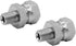 (2-PACK) 1404-04-08 Hydraulic Hose Adapter Fitting, 1/4" Male x 1/2" Female Swivel, Carbon Steel