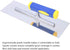 Professional Plastering Trowel Tool for Masonry, Grout, Skimming, Tile Tiling with Long Shank (300mm)