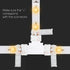 2 8mm Set 8mm 3528 2835 24 Pack LightingWill Pin LED Strip Light Connector Kit, Solderless Adapter Connectors, LED