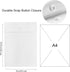 VANRA Vertical File Folders - Poly Filing Envelope Plastic Project Folder with Snap Button Closure for A4 Letter Size
