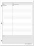 BookFactory Universal Note Taking System (Cornell Notes) / 3 NoteTaking Pads - 3 Pads, 50 Pages, 8 1/2" x 11" - Notepad (PAD-052-7C(UnivNote)) by BookFactory