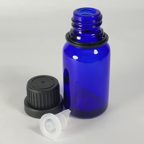 Bioll 15ml Essential Oil Dropper Glass Bottle, Refillable Sample Bottles with Orifice Reducer, 24Pack
