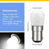 B15 AC85-265V Pack 2 Ruiandsion Vacuum Cleaner Light White Double Contact Bayonet Base for Hallway Wall Sconces Lamp