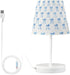 Kcldeci Lamps for Bedrooms Coquette Blue Ribbon Bow Bedside Table Lamps Nightstand Lamps for Living Room Reading Bed