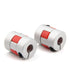 Zeberoxyz 2PCS 8mm to 8mm Aluminium Plum Flexible Shaft Coupling, 8x8mm Motor Connector for 3D Printer CNC