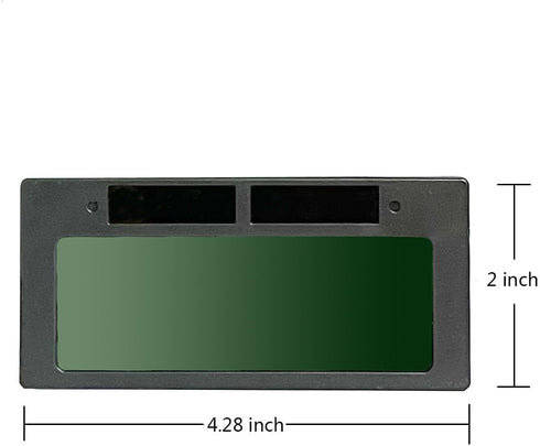 True-Color 2-Pack Auto Darkening Welding Lens, Replacement Horizontal Lens for Helmets, Shade 3/11, 2 x 4.2"