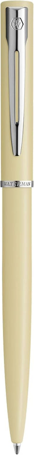 Waterman Allure Ballpoint Pen - Citron Yellow Matte Lacquer with Chrome Trim - Medium Point Blue Ink with Gift Box