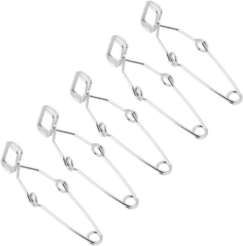 5PCS Spring Test Tube Holders Steel Clip Clamp Holder, 14.5cm Length for Standard Test Tubes