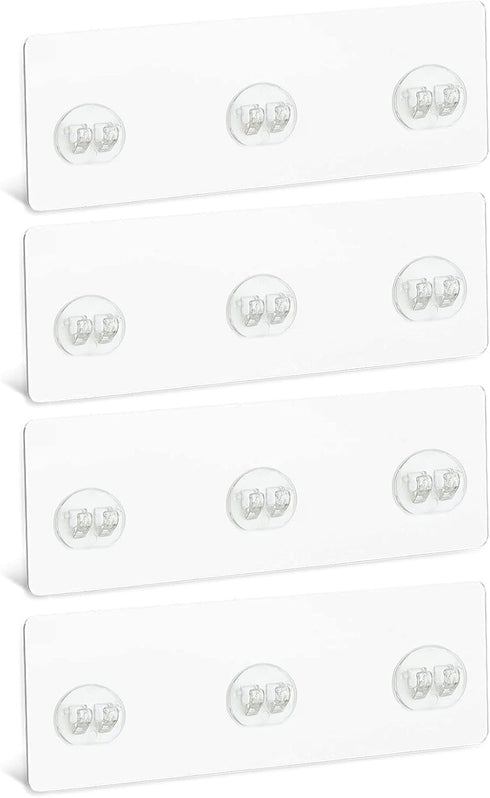 4 PCS Corner Shower Caddy Adhesive Sticker Replacement Hook, for Shower Caddy