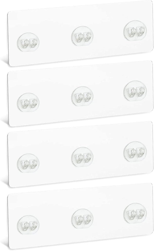 4 PCS Corner Shower Caddy Adhesive Sticker Replacement Hook, for Shower Caddy
