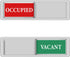 Privacy Sign - Vacant Occupied for Home Bathroom, Office, Restroom, Conference, Hotel, Magnetic Slider Indicator