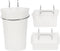Cabilock Pegboard Bins and Hooks Set for Garage Organization, Small Parts Storage