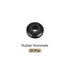 Rubber Grommets, Flexible Wire Hole Plug, 20 Pcs, 6 mm Mount Dia, Black