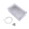 Fielect Clear Junction Box ABS Plastic Project Box, Dustproof Waterproof IP65 Electrical Project Enclosure with