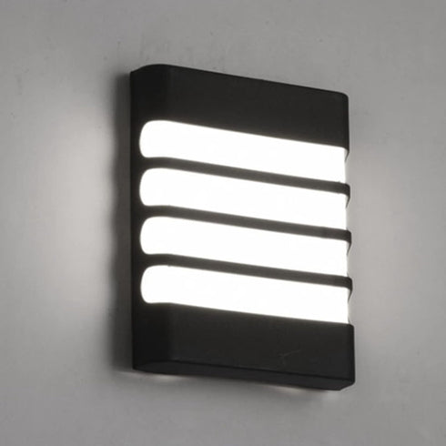 Tyenaza Modern Outdoor Wall Lights, 20W 6500K Square LED Wall Sconce Light