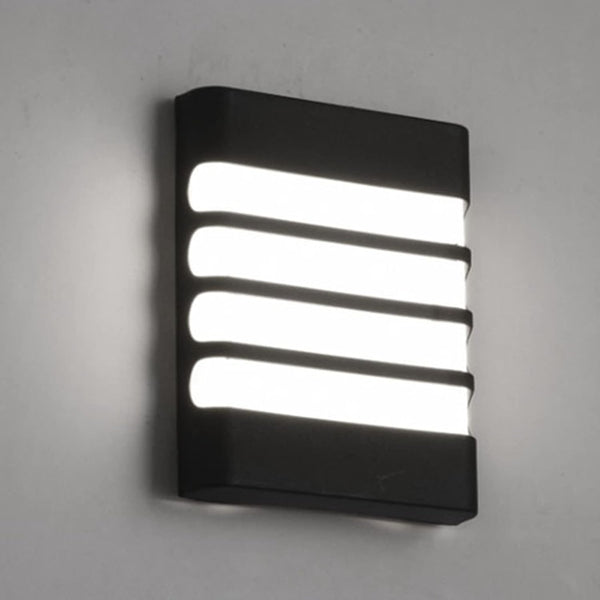 Tyenaza Modern Outdoor Wall Lights, 20W 6500K Square LED Wall Sconce Light