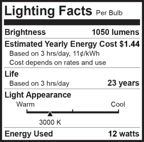 Bioluz LED 4 Pack PAR38 LED Light Bulb, 90 CRI, 12W = 100-120 Watt Replacement, Soft White 3000K, Dimmable