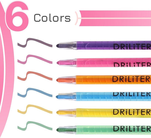 Swanson Christian Products Bible Highlighters Pack, Multi Colors, No Bleed (6)
