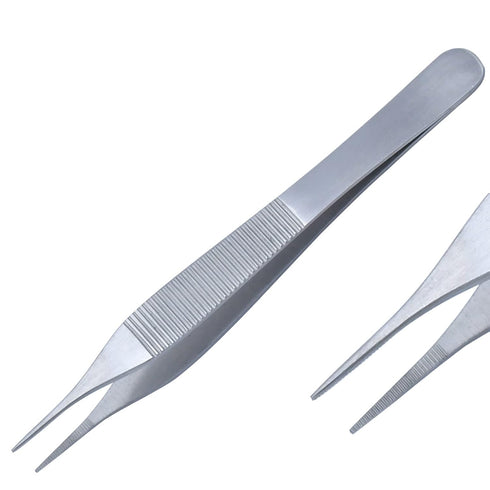 Scientific Stainless Steel Adson Dissecting Forceps with Long Nose Tip, 4.75 in.