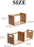 Rack,Countertop Bamboo Desktop Bookshelf Adjustable Storage Organizer Display Shelf Platforms, Book Stands Shelves