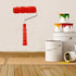 Auniwaig Embossing Rubber Paint Roller Brush - Red 12.59 Inch for Household Wall Painting, DIY Art Tools
