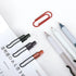 HeTaoCat Retractable Gel Pens, 0.5mm Fine Point, Quick Drying, Writing Drawing, Black ink gel pens, Box of 6 Pens (6) by HeTaoCat