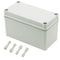 Zulkit Junction Box ABS Plastic - Dustproof Waterproof IP67 Universal Electrical Project Enclosure, Grey 6.30 x 3.15 x