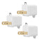 3-2 Prong Adapters Grounding Converters, TENINYU ETL Adapter 3-pack for Electrical Household Appliances