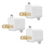 3-2 Prong Adapters Grounding Converters, TENINYU ETL Adapter 3-pack for Electrical Household Appliances