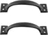 20 Pcs Vintage Black 5.5 Inch Barn Door Handles, Large Gate Pulls for Kitchen Cupboard Furniture Drawer Cabinet Hardware