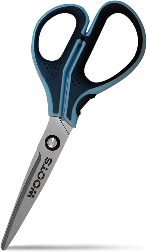 MaxTitanium Club Pack Non-Stick Scissors - 8", 7", 5" & Travel Scissors with Dual Curved Technology for Office, School