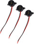 Walfront 23mm 12mm 100mm Piezoelectric Buzzer, Active Sound Electronic Sounder with Integrated Driver for Computers