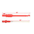 ZB-T12S Automotive Wire Piercing Probe, Wire Piercing Clip Puncture Wire Back Probe Pins Red Black 160 * 16mm